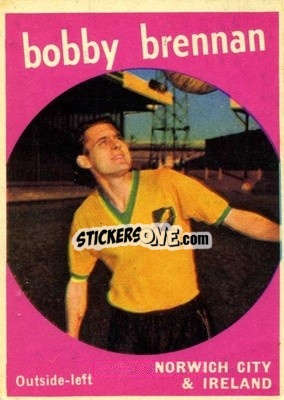 Figurina Bobby Brennan - Footballers 1960-1961
 n. 30 - A&BC