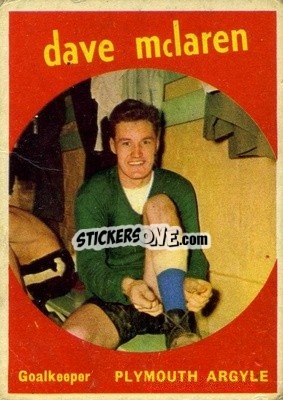 Sticker Dave McLaren - Footballers 1960-1961
 - A&BC
