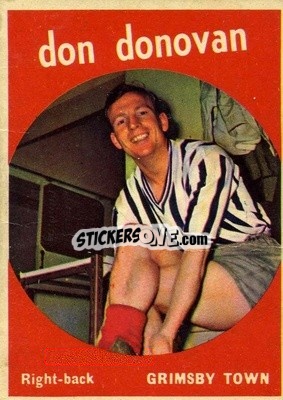 Sticker Don Donovan - Footballers 1960-1961
 - A&BC