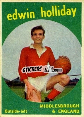 Figurina Edwin Holliday - Footballers 1960-1961
 n. 60 - A&BC