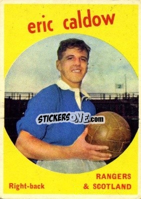 Sticker Eric Caldow - Footballers 1960-1961
 - A&BC