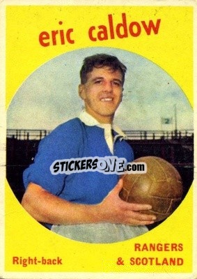 Sticker Eric Caldow - Footballers 1960-1961
 n. 65 - A&BC