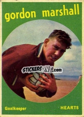 Sticker Gordon Marshall - Footballers 1960-1961
 n. 66 - A&BC