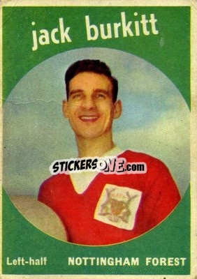Sticker Jack Burkitt - Footballers 1960-1961
 - A&BC