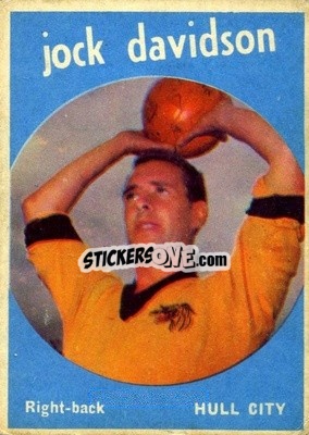 Sticker Jock Davidson - Footballers 1960-1961
 n. 12 - A&BC