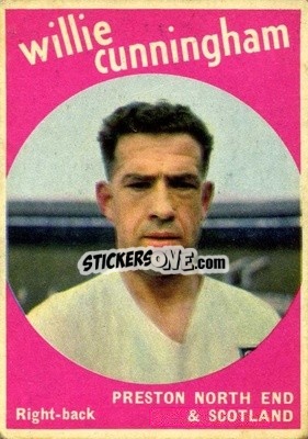 Sticker Willie Cunningham - Footballers 1960-1961
 n. 55 - A&BC