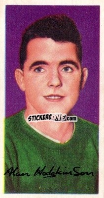 Sticker Alan Hodgkinson - Famous Footballers (A9) 1961
 - Barratt & Co.
