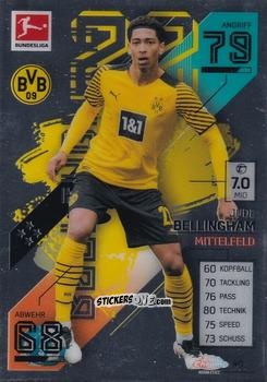 Figurina Jude Bellingham - German Bundesliga 2021-2022. Match Attax Chrome
 n. 40 - Topps