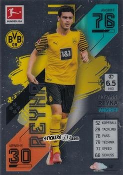 Figurina Giovanni Reyna - German Bundesliga 2021-2022. Match Attax Chrome
 n. 42 - Topps