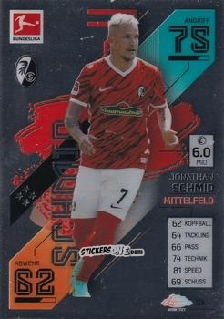 Sticker Jonathan Schmid - German Bundesliga 2021-2022. Match Attax Chrome
 n. 53 - Topps