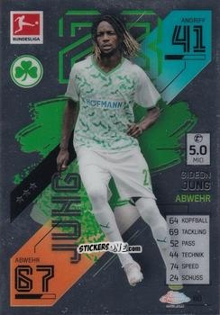 Cromo Gideon Jung - German Bundesliga 2021-2022. Match Attax Chrome
 n. 60 - Topps