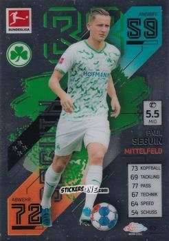 Cromo Paul Seguin - German Bundesliga 2021-2022. Match Attax Chrome
 n. 63 - Topps