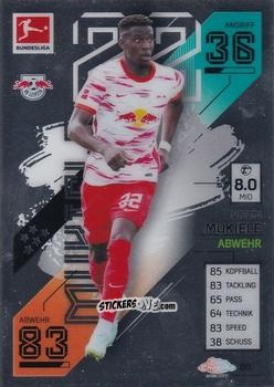 Cromo Nordi Mukiele - German Bundesliga 2021-2022. Match Attax Chrome
 n. 80 - Topps