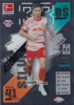 Sticker André Silva - German Bundesliga 2021-2022. Match Attax Chrome
 n. 86 - Topps