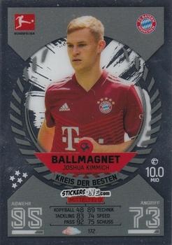 Cromo Joshua Kimmich - German Bundesliga 2021-2022. Match Attax Chrome
 n. 172 - Topps