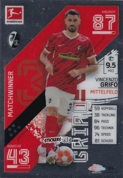 Sticker Vincenzo Grifo - German Bundesliga 2021-2022. Match Attax Chrome
 n. 184 - Topps