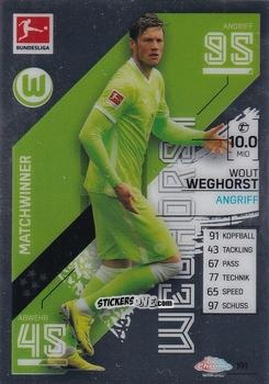 Figurina Wout Weghorst - German Bundesliga 2021-2022. Match Attax Chrome
 n. 191 - Topps