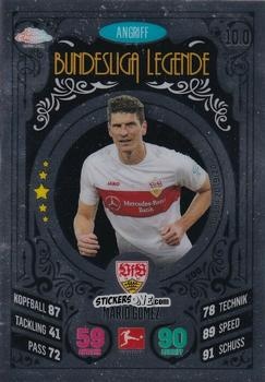 Sticker Mario Gomez - German Bundesliga 2021-2022. Match Attax Chrome
 n. 200 - Topps