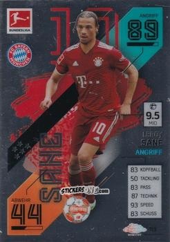 Sticker Leroy Sané - German Bundesliga 2021-2022. Match Attax Chrome
 n. 113 - Topps