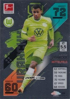Cromo Aster Vranckx - German Bundesliga 2021-2022. Match Attax Chrome
 n. 128 - Topps