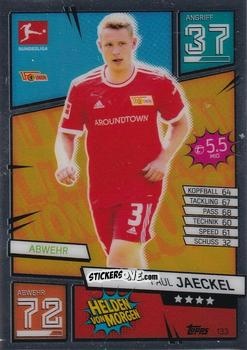 Cromo Paul Jaeckel - German Bundesliga 2021-2022. Match Attax Chrome
 n. 133 - Topps