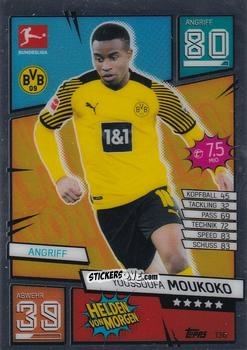 Cromo Youssoufa Moukoko - German Bundesliga 2021-2022. Match Attax Chrome
 n. 136 - Topps