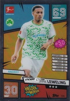 Cromo Jamie Leweling - German Bundesliga 2021-2022. Match Attax Chrome
 n. 139 - Topps