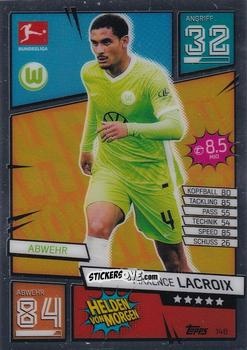 Sticker Maxence Lacroix - German Bundesliga 2021-2022. Match Attax Chrome
 n. 148 - Topps