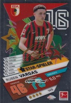 Cromo Ruben Vargas - German Bundesliga 2021-2022. Match Attax Chrome
 n. 149 - Topps