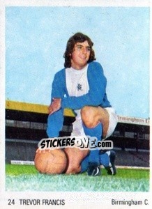 Sticker Trevor Francis - Soccer Parade 1972-1973
 n. 24 - Americana
