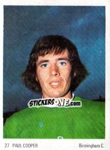 Sticker Paul Cooper - Soccer Parade 1972-1973
 - Americana