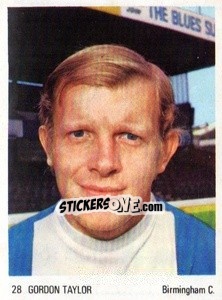 Figurina Gordon Taylor - Soccer Parade 1972-1973
 n. 28 - Americana