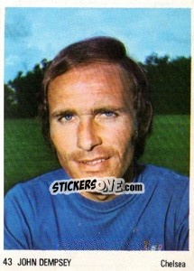 Sticker John Dempsey - Soccer Parade 1972-1973
 n. 43 - Americana