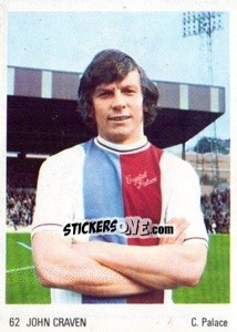 Sticker John Craven - Soccer Parade 1972-1973
 - Americana