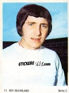 Sticker Roy McFarland - Soccer Parade 1972-1973
 n. 72 - Americana