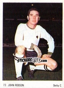 Sticker John Robson - Soccer Parade 1972-1973
 n. 73 - Americana