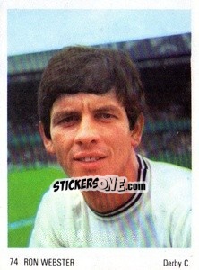 Cromo Ron Webster - Soccer Parade 1972-1973
 n. 74 - Americana