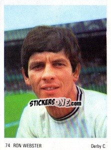 Sticker Ron Webster - Soccer Parade 1972-1973
 - Americana