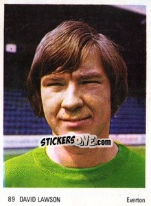 Sticker David Lawson - Soccer Parade 1972-1973
 - Americana