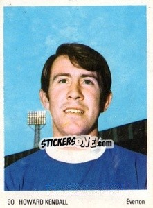 Figurina Howard Kendall - Soccer Parade 1972-1973
 n. 90 - Americana