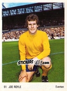 Cromo Joe Royle - Soccer Parade 1972-1973
 n. 91 - Americana