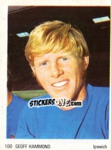 Sticker Geoff Hammond - Soccer Parade 1972-1973
 n. 100 - Americana
