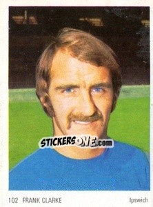 Sticker Frank Clarke - Soccer Parade 1972-1973
 n. 102 - Americana