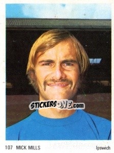 Sticker Mick Mills - Soccer Parade 1972-1973
 n. 107 - Americana
