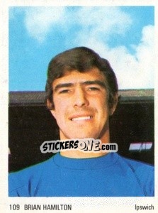 Sticker Brian Hamilton - Soccer Parade 1972-1973
 n. 109 - Americana
