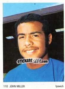 Sticker John Miller - Soccer Parade 1972-1973
 n. 110 - Americana