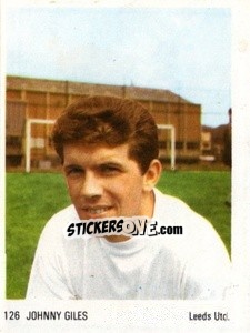 Sticker Johnny Giles - Soccer Parade 1972-1973
 - Americana