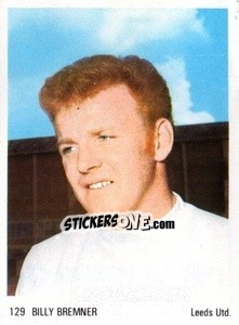 Sticker Billy Bremner - Soccer Parade 1972-1973
 n. 129 - Americana