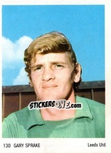 Sticker Gary Sprake - Soccer Parade 1972-1973
 n. 130 - Americana