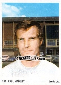 Cromo Paul Madeley - Soccer Parade 1972-1973
 n. 131 - Americana